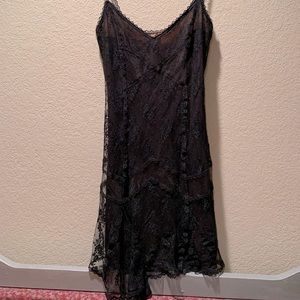 Jessica McClintock Black Laced Dress